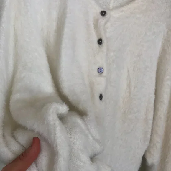 Free People Allegra fuzzy sweater cardigan - Picture 3 of 3